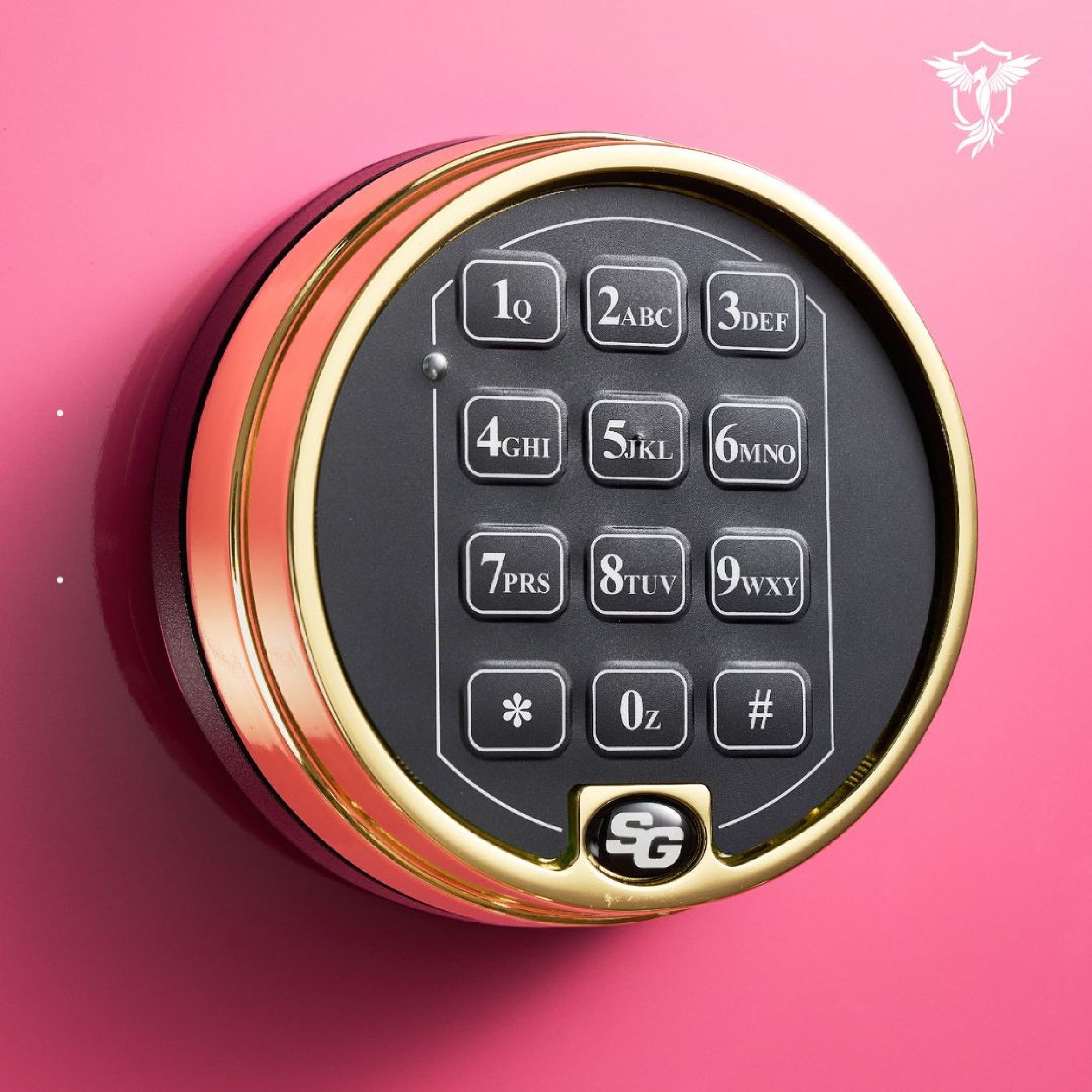 Titan lock safe Malaysia, fireproof pink vault, custom luxury safe, stylish home safe, office jewellery vault