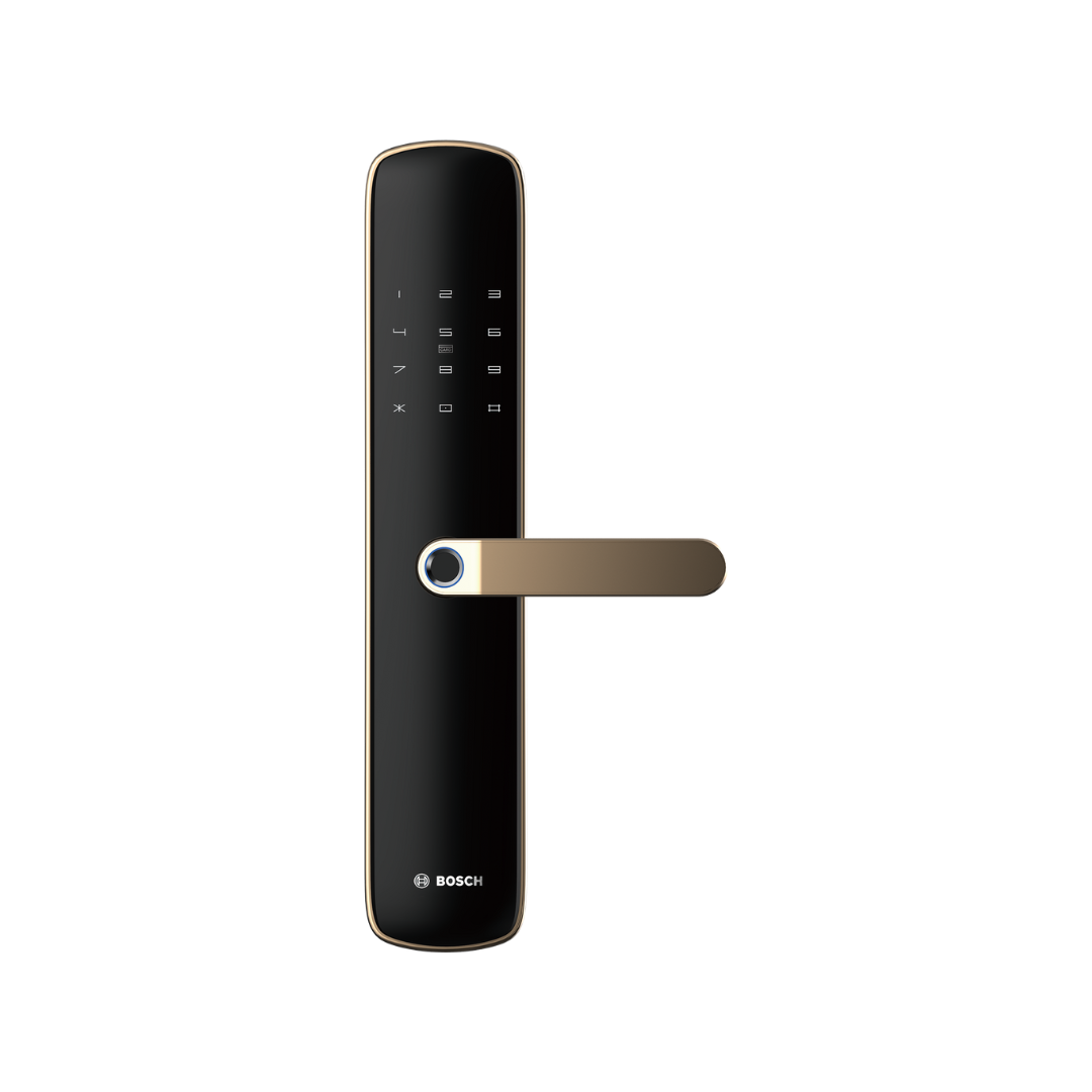 Bosch, ID60, smart lock, fingerprint lock, biometric lock, PIN lock, NFC card lock, scramble PIN, child safety lock, Malaysia smart lock