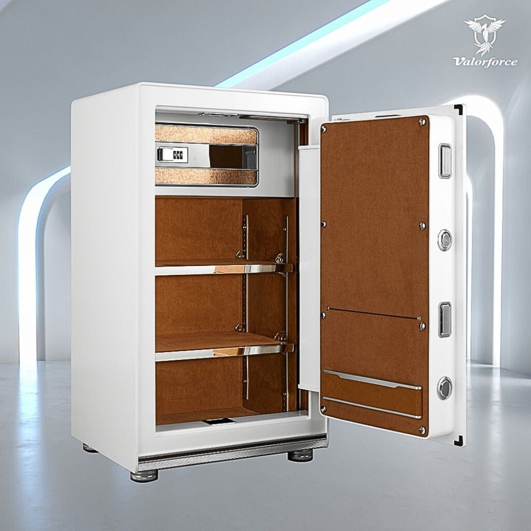 Lord Safe Inspiration Series – front view
Lord Safe – stealth mirror panel keypad revealed