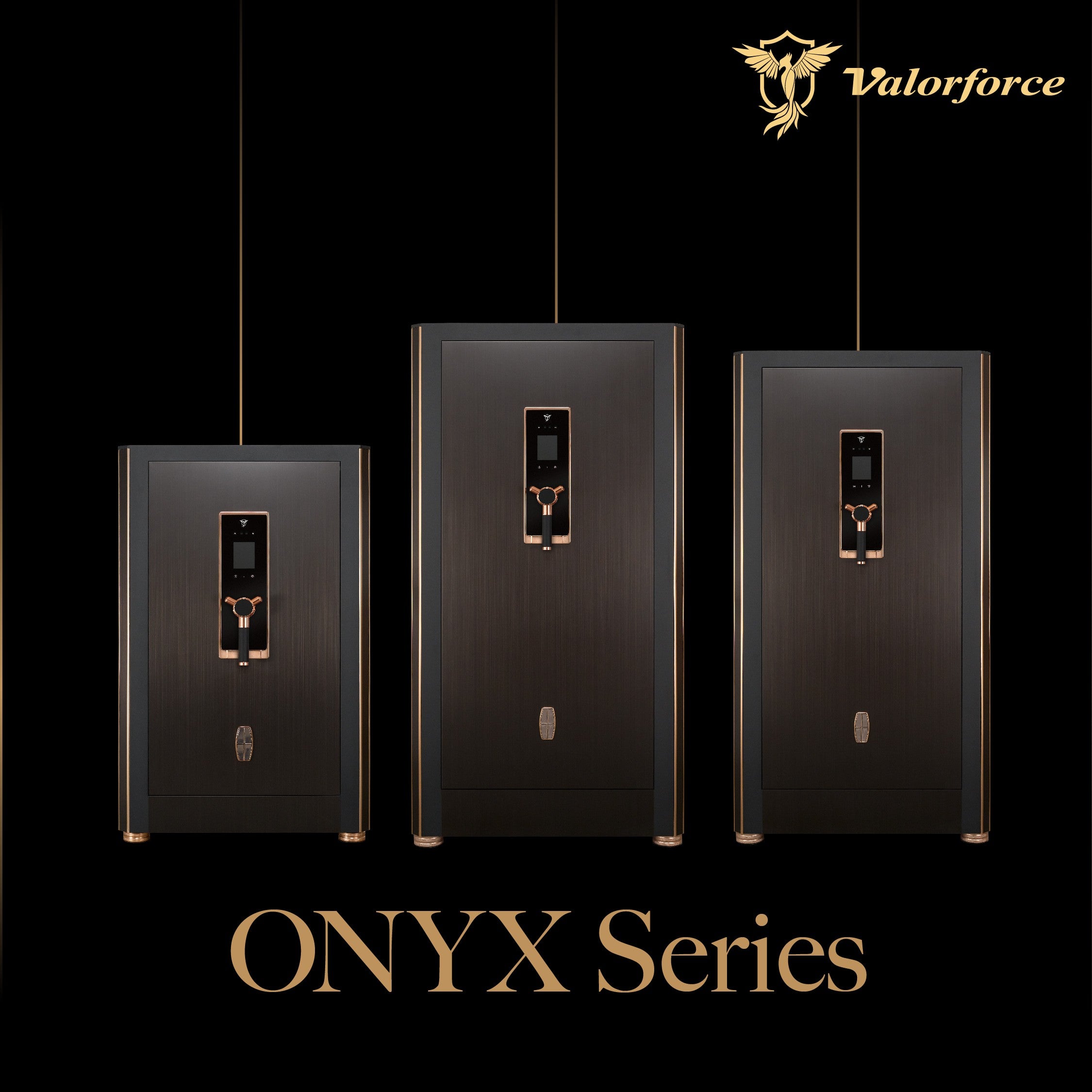 Valorforce Onyx M Fireproof Safe with facial recognition panel