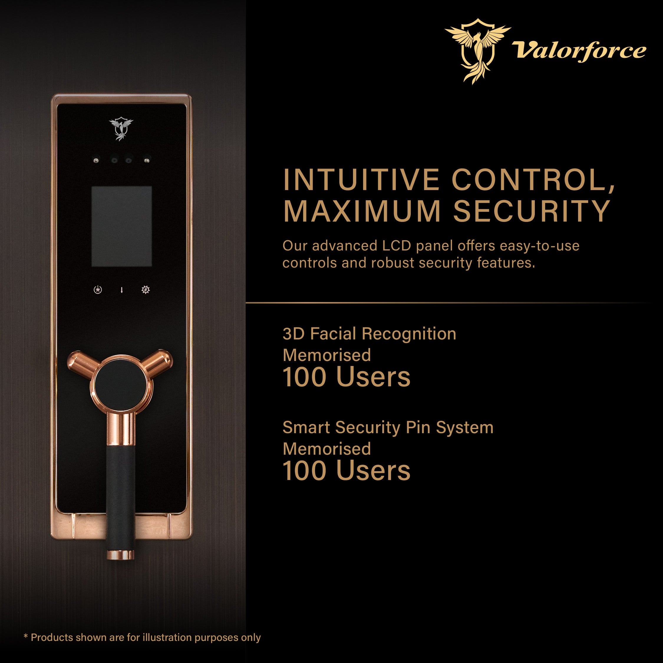 Valorforce Onyx M Fireproof Safe with LCD panel maximun security,