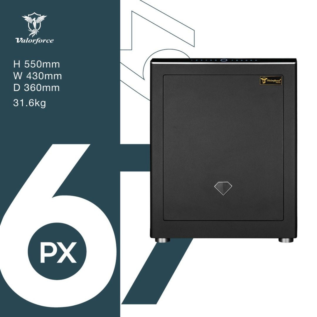 Valorforce PX67, PX67 large safe, biometric safe Malaysia, home security safe large
