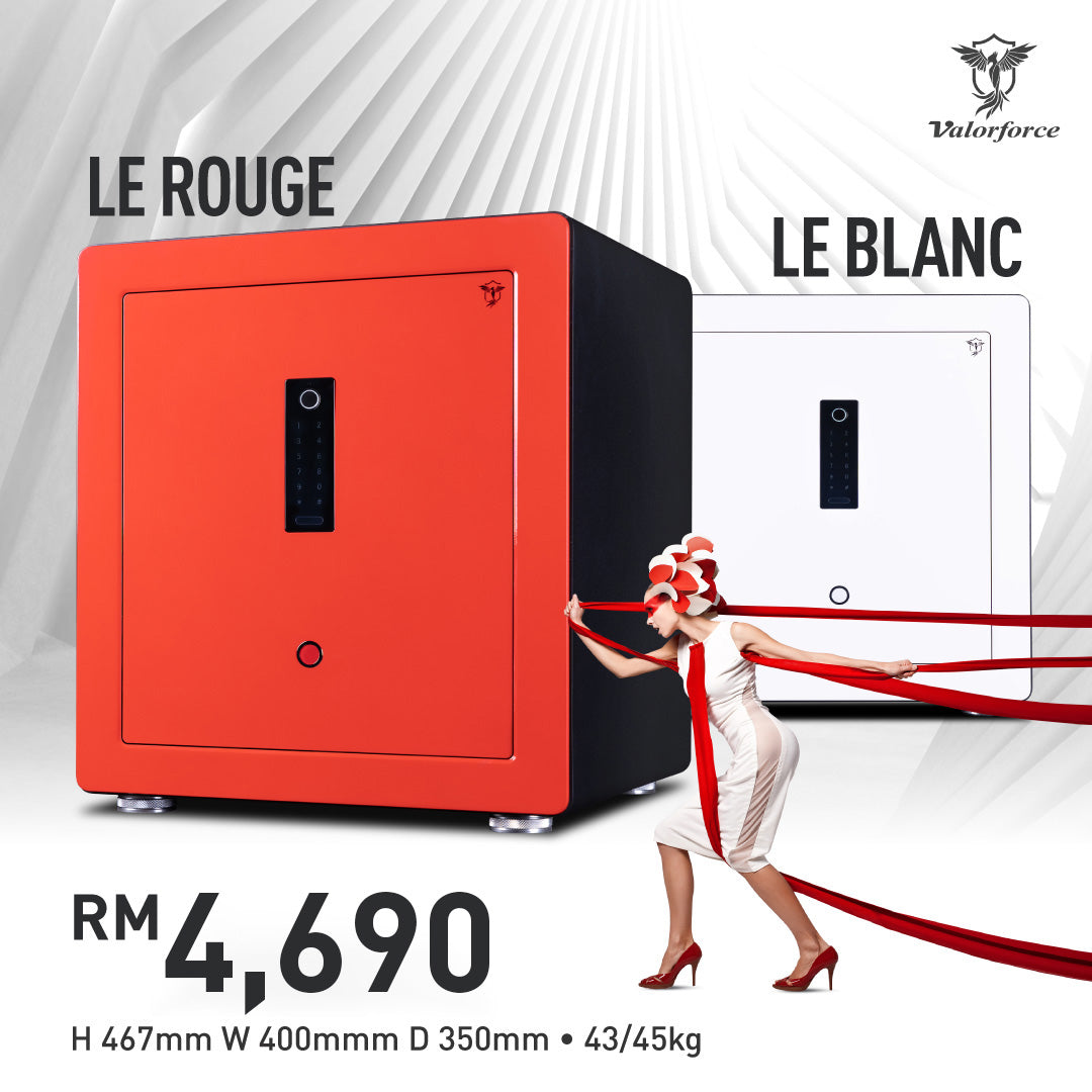 Valorforce Le Rouge Safe
Passion V12 Safe
Fingerprint safe Malaysia