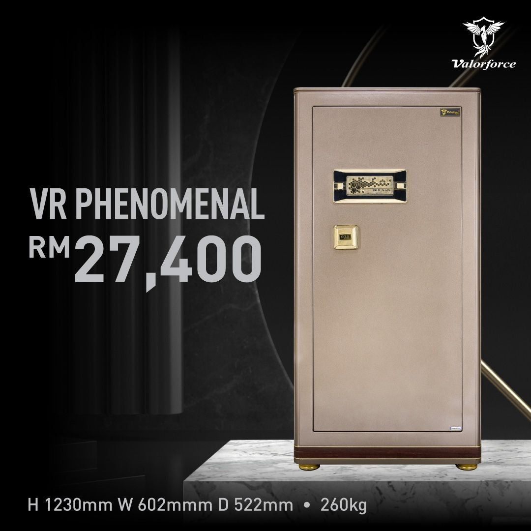 Valorforce Elite Phenomenal Safe biometric lock panel safe box malaysia

