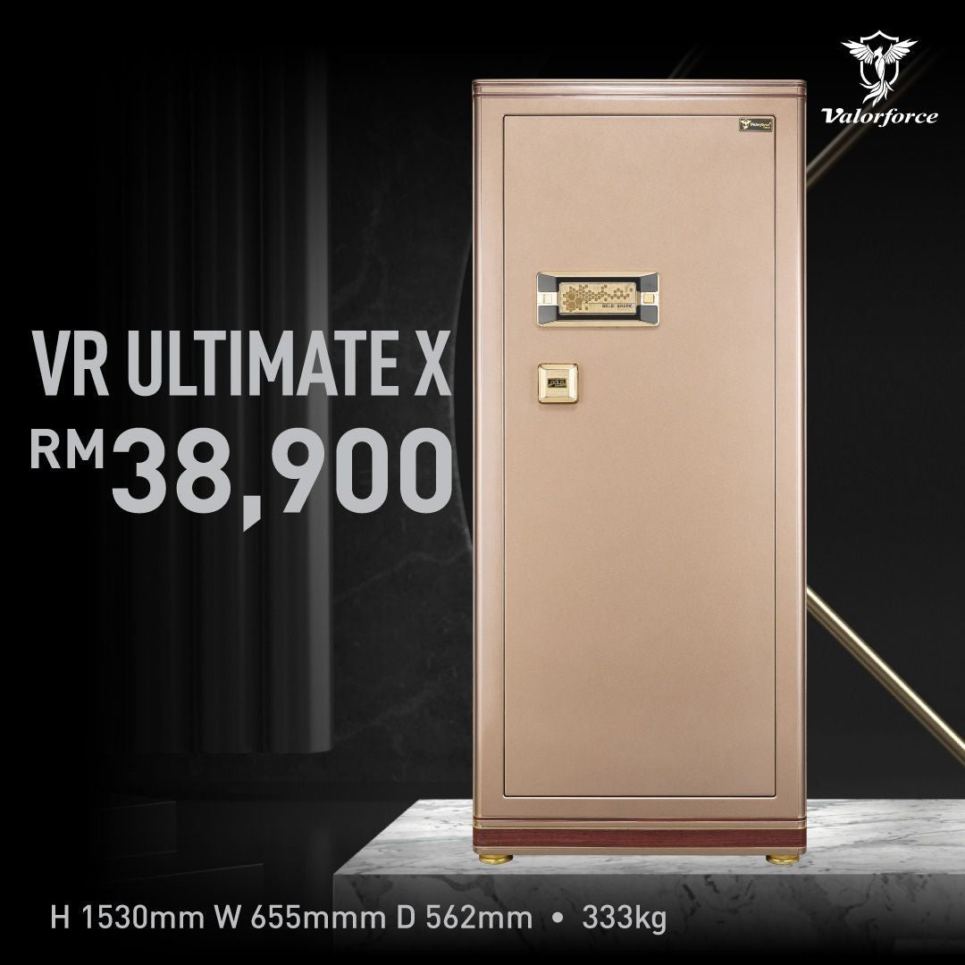 Valorforce Ultimate X biometric vault – front view safe box malaysia