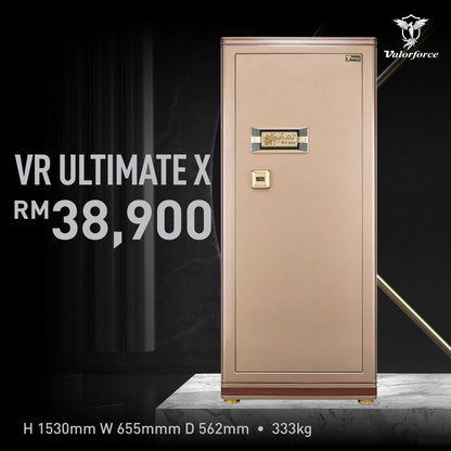 Valorforce Ultimate X biometric vault – front view safe box malaysia