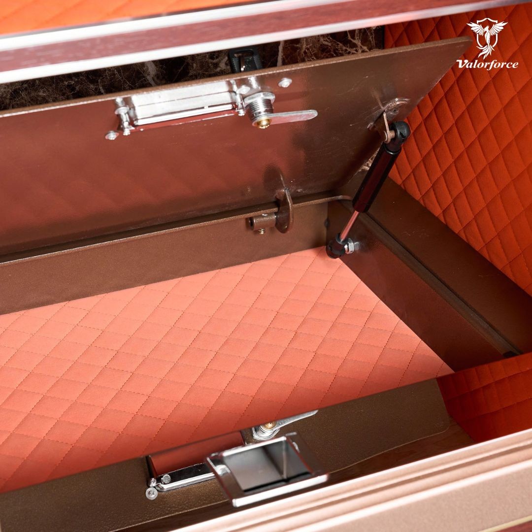 Hidden secret compartment inside Ultimate X safes