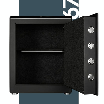 Valorforce PX67 fingerprint safe

PX67 biometric safe – open with shelves
