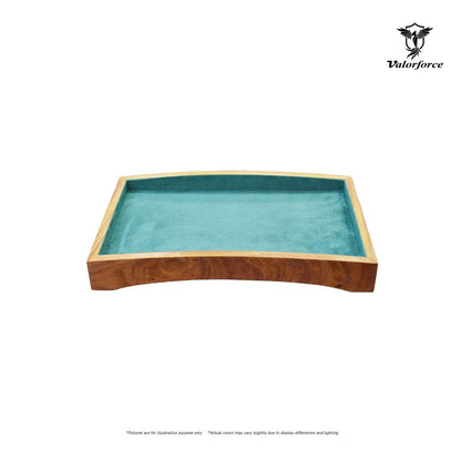 Watch Storage Compartments Solid Wood Tray-Green