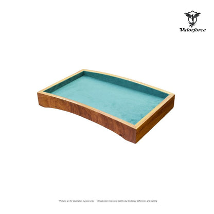 Watch Storage Compartments Solid Wood Tray-Green