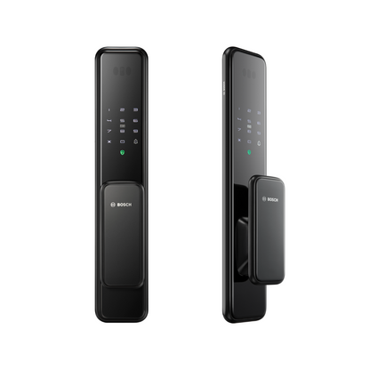 Bosch, EL600F, smart lock, face recognition lock, fingerprint lock, PIN lock, NFC card lock, tempered glass lock, child safety lock, Malaysia smart lock