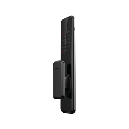 Bosch, EL600, smart lock, fingerprint lock, PIN code lock, NFC card lock, anti-panic lock, child safety lock, tempered glass lock, Malaysia lock
