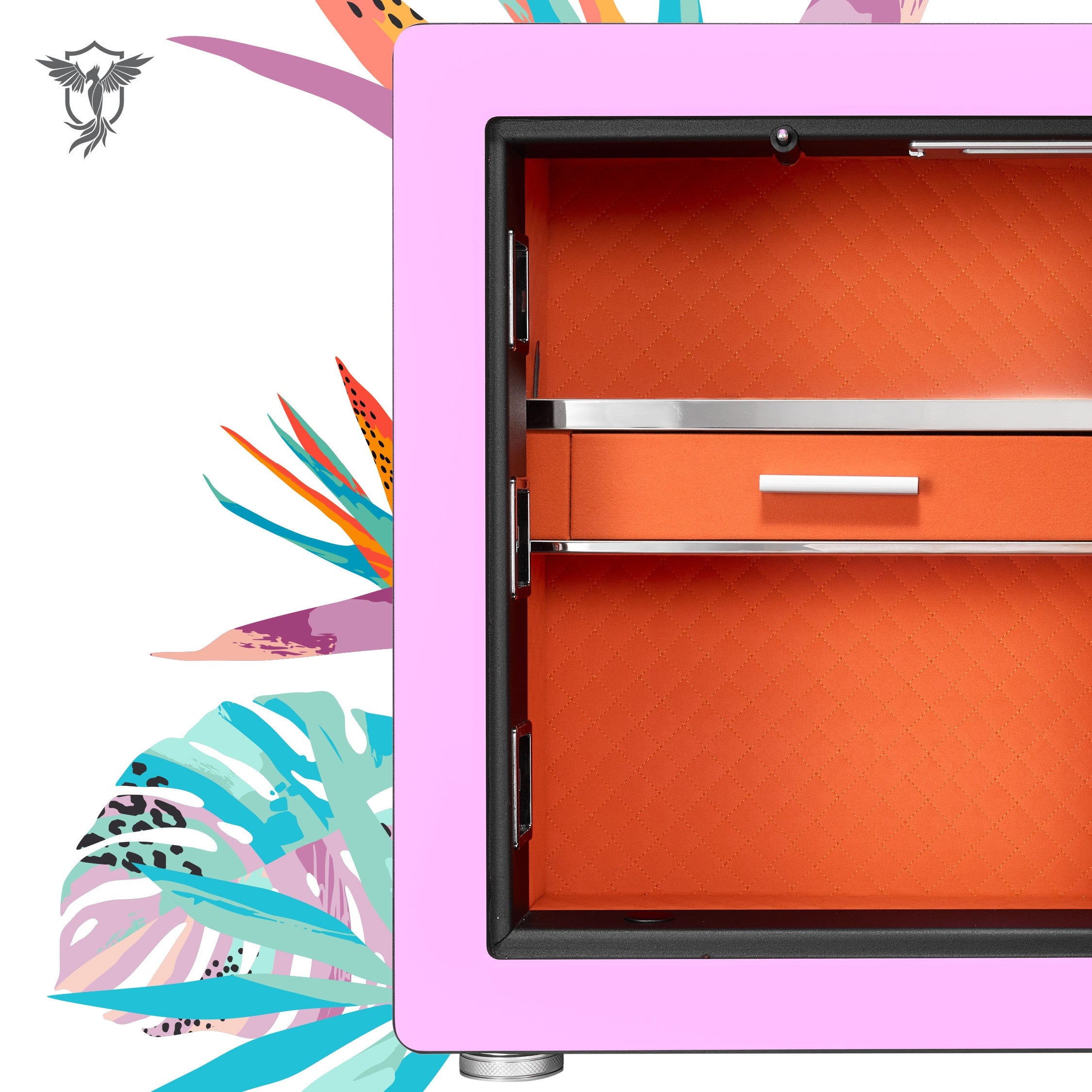 fingerprint and PIN safe Malaysia
LED interior jewelry safe
compact biometric safe box
women’s jewelry safe gift