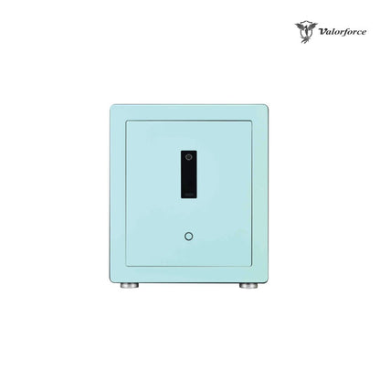 Elegant turquoise biometric safe with LED interior

Safe with fingerprint and PIN keypad – Valorforce Turquoise