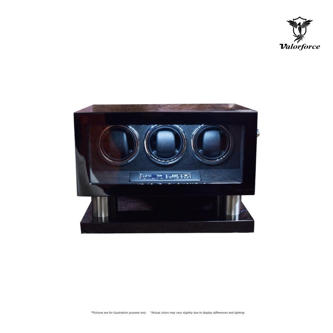 Digital Watch Winder DWS3
Single watch LED winder
Stylish digital winder

LED-lit watch winder Malaysia
650-1950 TPD watch winder
key-lock watch winder
high-gloss smartwatch winder
precise TPD digital winder