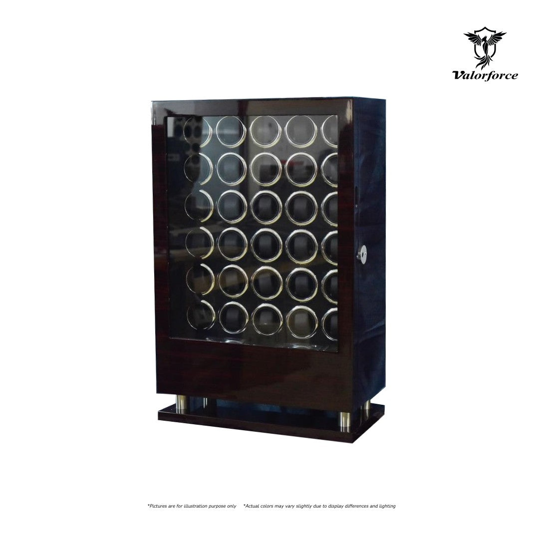 Digital Watch Winder DWS30
30-Watch Winder
Fingerprint Watch Winder

Dual digital TPD control winder
LED-lit high-capacity watch winder
Secure biometric winder for collectors
Luxury suede-lined watch display
High-gloss fingerprint watch winder
