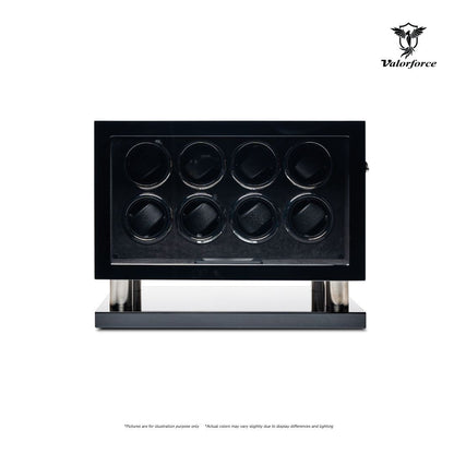 Digital Watch Winder DWS8
8-Watch Digital Winder
LED Watch Winder

600–2100 TPD digital control winder
Key-lock multi-watch winder
High-gloss watch display winder
LED-lit watch winding box
Luxury 8-watch winder